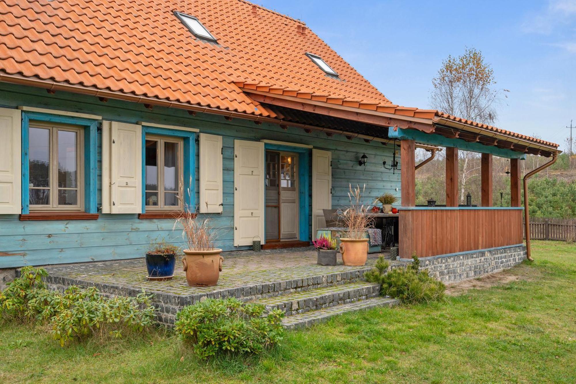 Lesny Dworek Sominy - Dom Z Sauna I Kominkiem Exterior photo