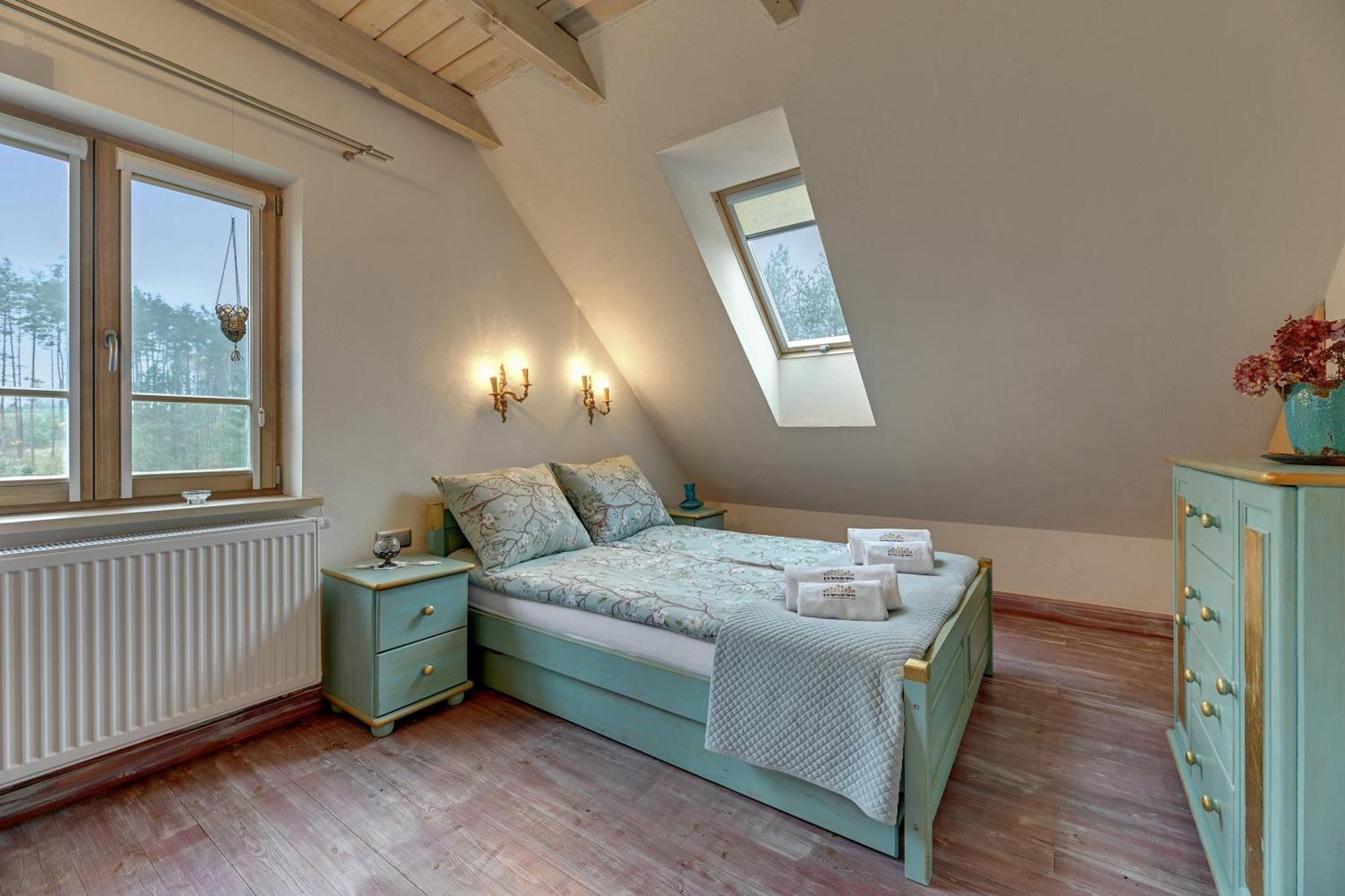 Lesny Dworek Sominy - Dom Z Sauna I Kominkiem Exterior photo